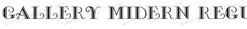 Gallery Midern Regul字体转换